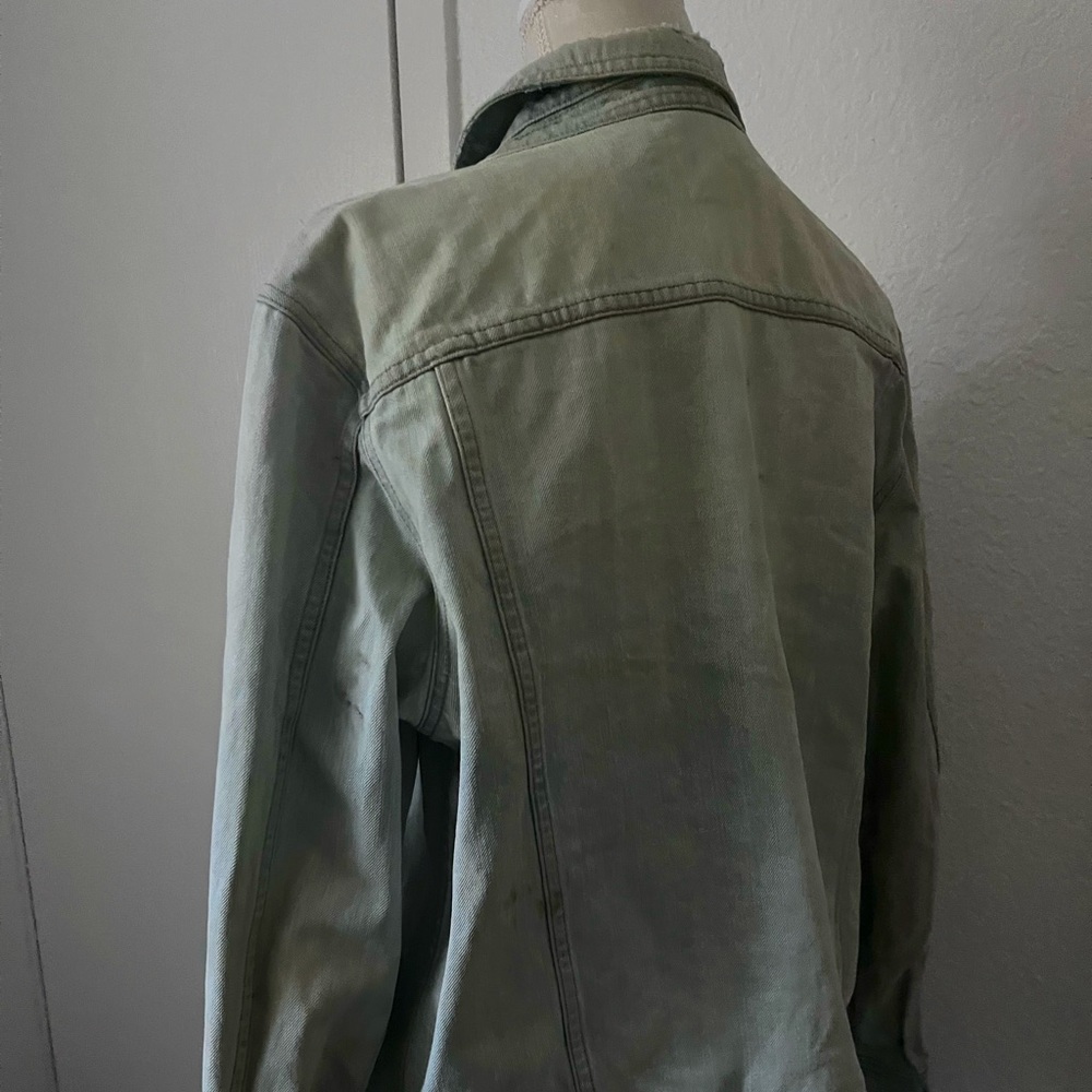 Designer Rag & Bone Oversized Denim Jacket - Picture 5 of 7